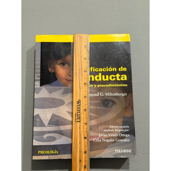 Modificacion de conducta Spanish Psychology Paper Back 5th Edition - Picture 14 of 16